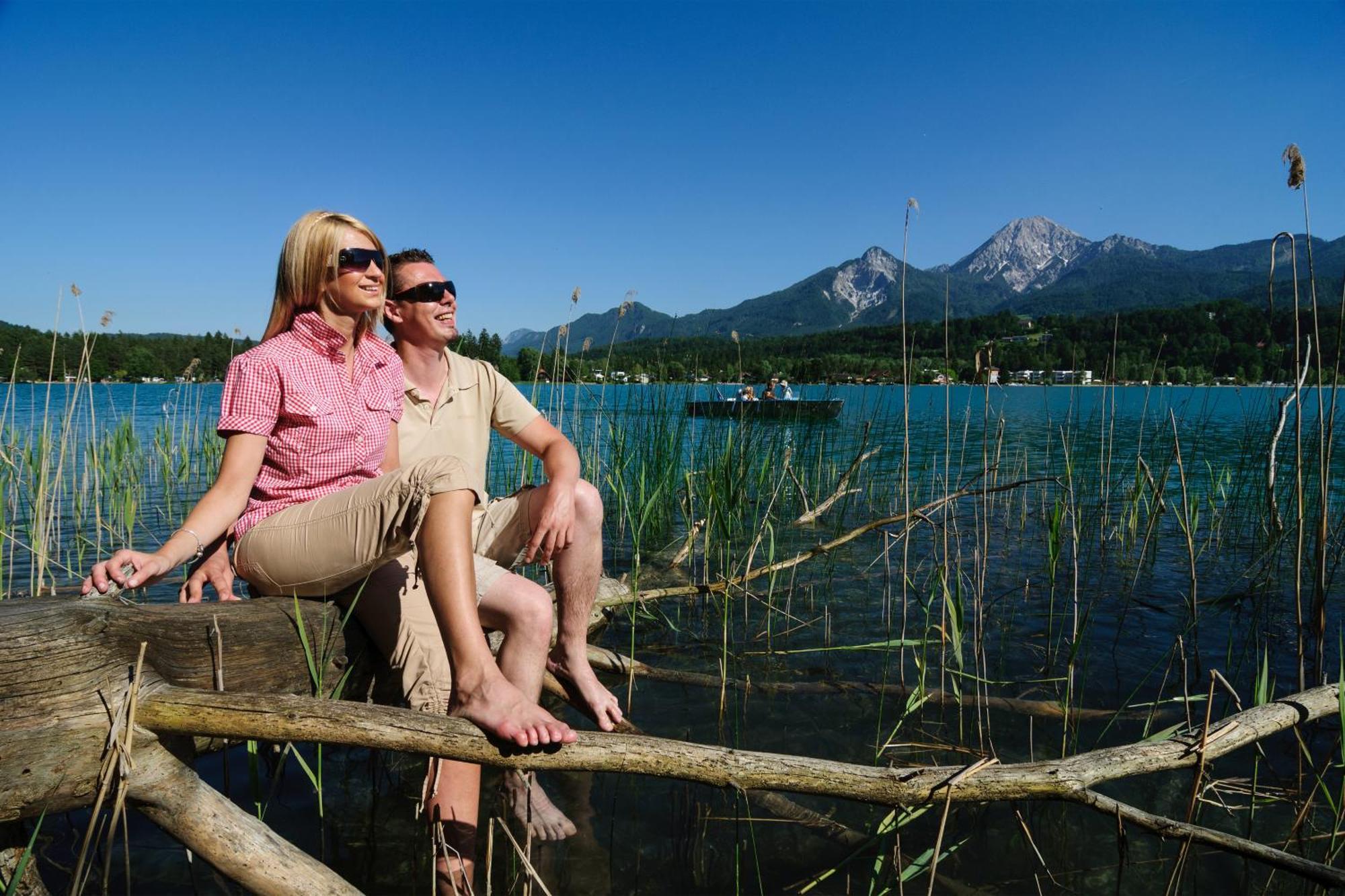 Blaues Haus Ferienwohnung Bodensdorf Ossiacher See Gerlitzen Alpe Kültér fotó